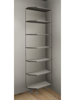 Tall Corner Open Cabinet